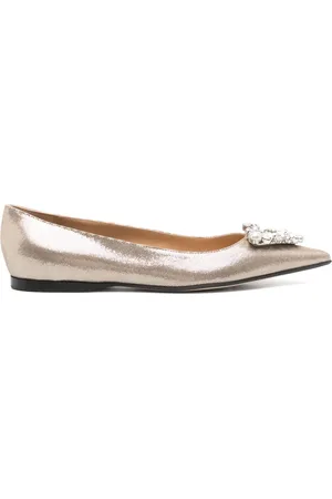 Sergio Rossi Ballerinaskor med strass
