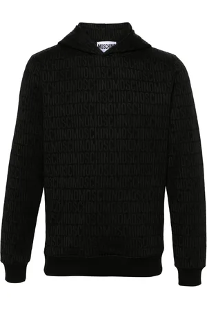 Moschino Hoodie med logotyp