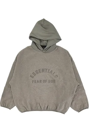 FEAR OF GOD Hoodie med logotypmärke