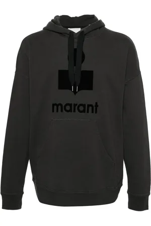 Isabel Marant Miley hoodie med logotyp