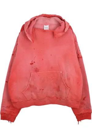 READYMADE Hoodie med slitning