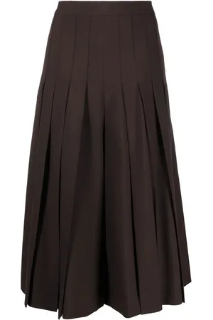Marni Plisserade trekvartsbyxor