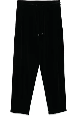 Giorgio Armani Chenille byxor med dragsko