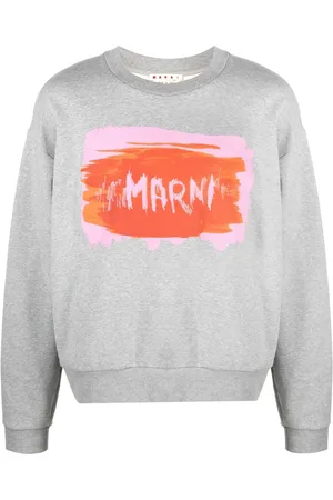 Marni Sweatshirt med logotyp