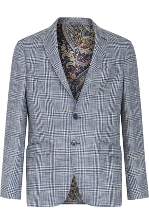 Etro Hundtandsmönstrad blazer