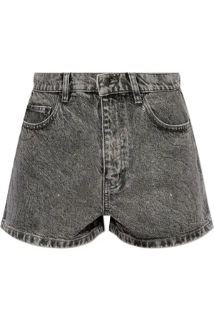 ROTATE Syratvättade jeansshorts
