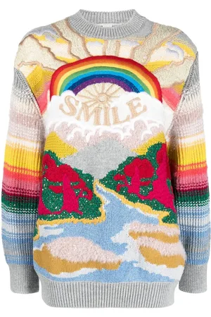 Stella McCartney Intarsiastickad tröja