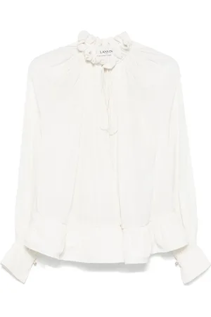 Lanvin Draperad blus