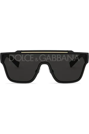 Dolce & Gabbana Fyrkantiga solglasögon med logotyp