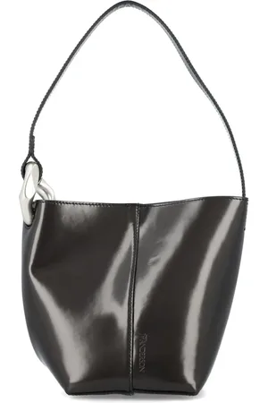 J.W.Anderson Corner liten bucketbag i skinn