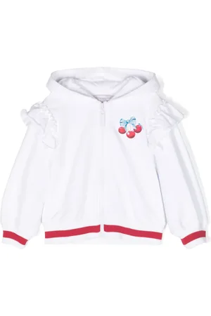 MONNALISA Hoodie med volangdetalj