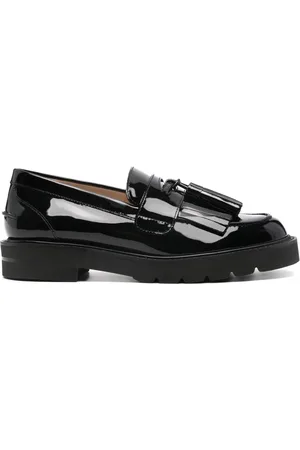 Stuart Weitzman Mila Lift loafers med tofsdetalj 30 mm
