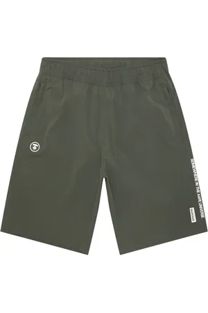 A Bathing Ape Bermudashorts med logotypmärke