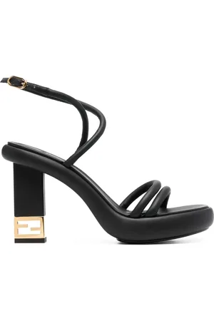 Fendi Baguette lädersandaler 115 mm