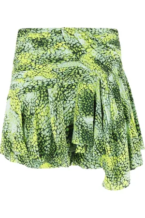 IRO Asymmetrisk minikjol med volang
