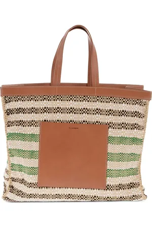 Jil Sander Totebag i bast