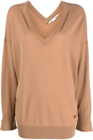 Stella McCartney Stickad tröja med logotyp