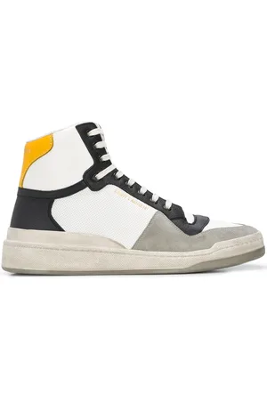 Saint Laurent Höga sneakers med panel