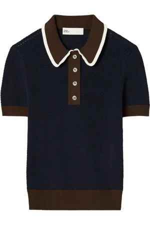 Tory Burch Stickad pikétröja