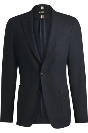 HUGO BOSS Fiskbensmönstrad blazer