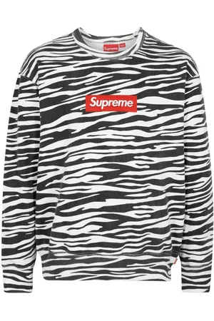 Supreme Sweatshirt med rundad hals