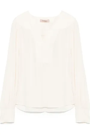 Twin-Set Blus i crêpe