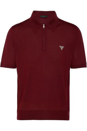 Prada Pikétröja med logotyp