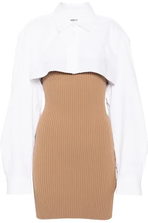 Alexander Wang Ribbstickad klänning