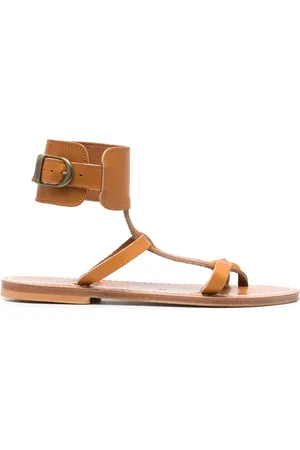 K jacques Platta sandaler med ankelrem