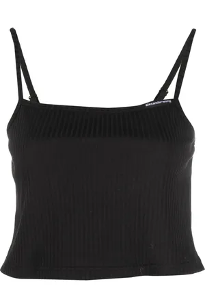 Alexander Wang Kort ribbstickat linne