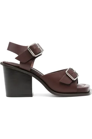 LEMAIRE Lädersandaler 90 mm