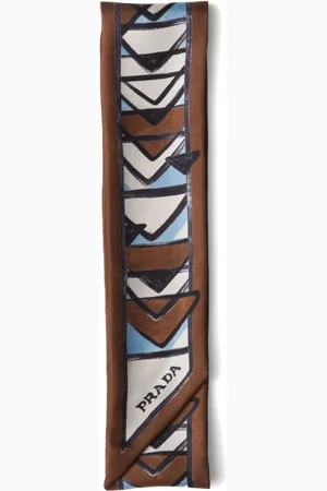 Prada Foulard med geometriskt tryck