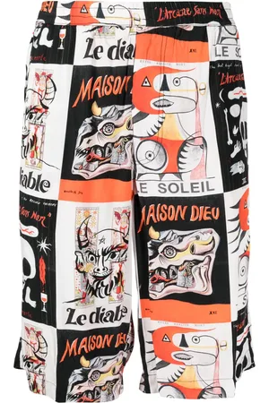 Endless Joy Bermudashorts med grafiskt tryck
