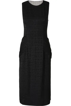 Givenchy Draperad klänning i jacquard