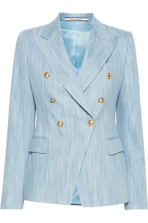 TAGLIATORE Dubbelknäppt jeansblazer