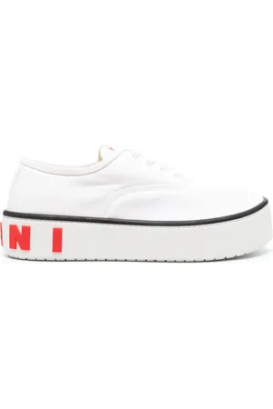 Marni Platåsneakers med präglad logotyp