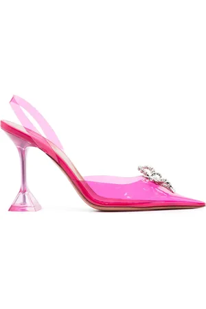 Amina Muaddi Rosie 105 mm strassprydda pumps