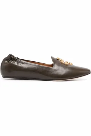 Tory Burch Eleanor ballerinaskor i läder