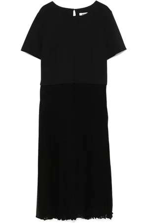 DKNY Midiklänning med plisserad detalj