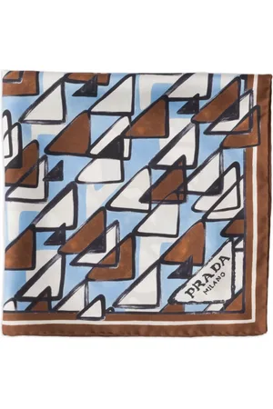 Prada Sjal med geometriskt tryck