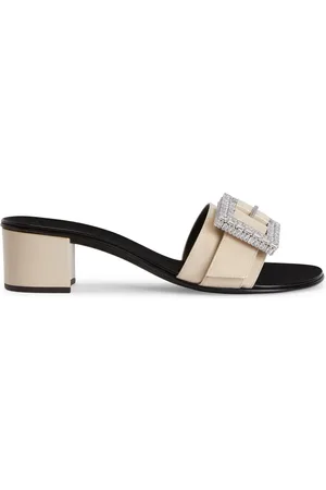 Giuseppe Zanotti Miss Buckle pumps med strass 40 mm