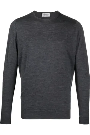 JOHN SMEDLEY Tröja med rundad hals