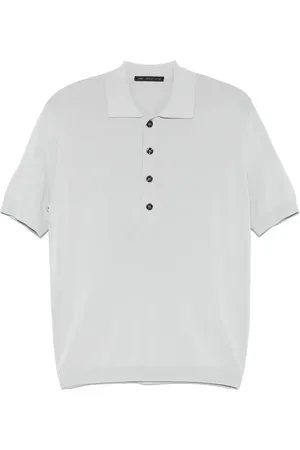 LOW BRAND Finstickad pikétröja
