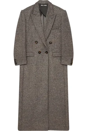 Stella McCartney Lång dubbelknäppt kappa
