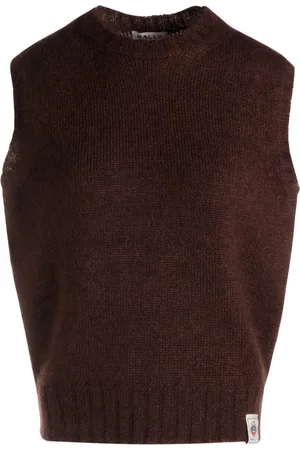 Bally Stickad topp med logotypmärke
