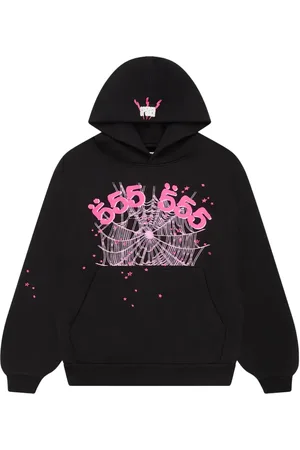 Sp5der 555 Web Black/Pink hoodie