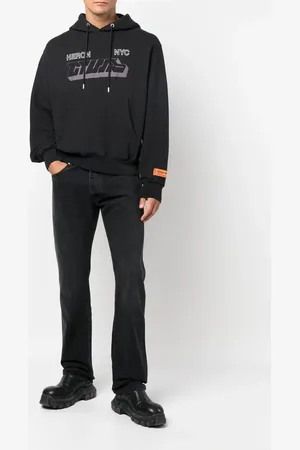 Heron Preston Hoodie med grafiskt tryck