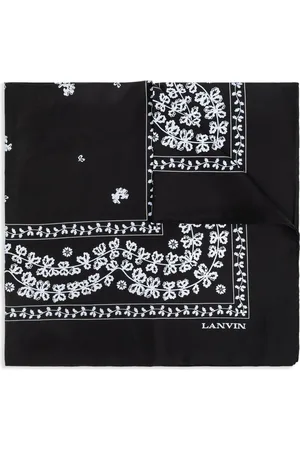 Lanvin Blommig sidenscarf