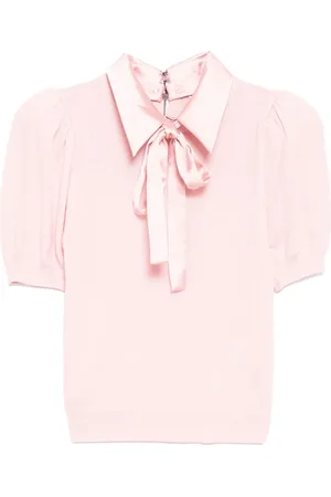 ALICE+OLIVIA Chase topp med puffärm