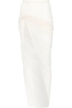 Rick Owens Twist Edfu asymmetric skirt